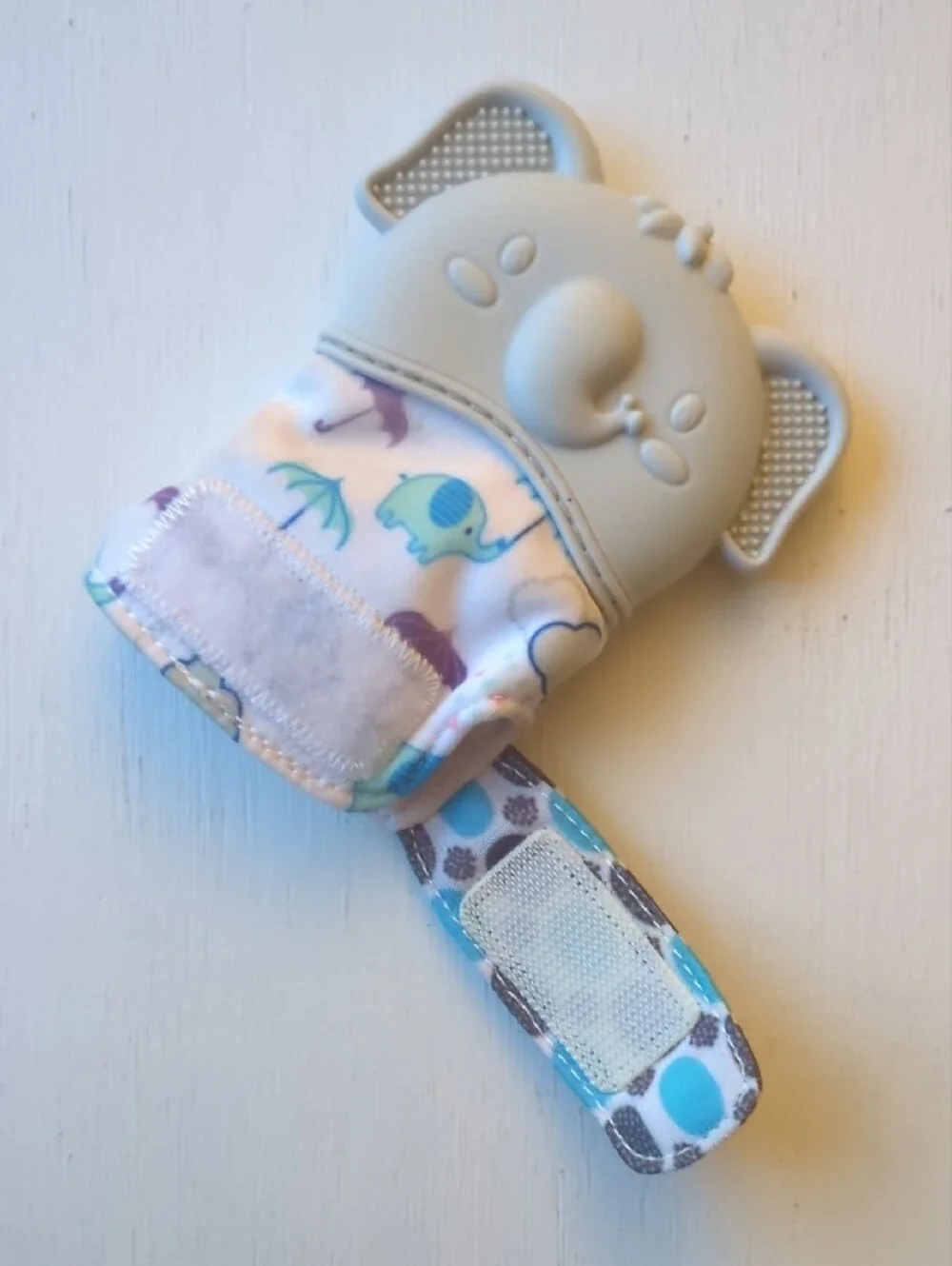 Set Of 2 Baby Teething Mittens - Nubby Elephant And Itzy Ritzy Cactus